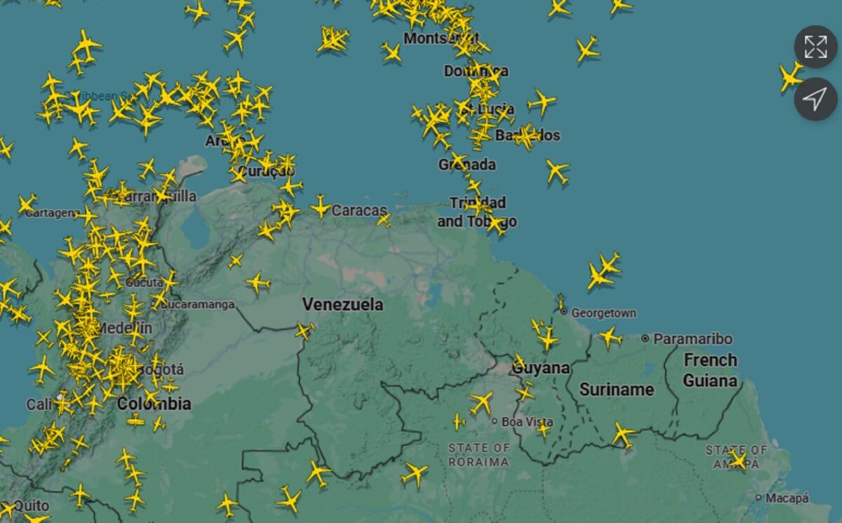 International airlines Venezuela